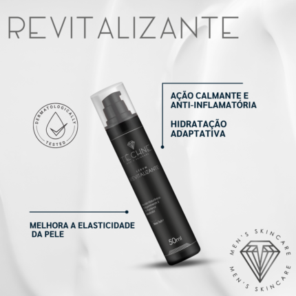 Sérum Revitalizante da marca Téchne Men's Skincare. Nutre e revitaliza a pele